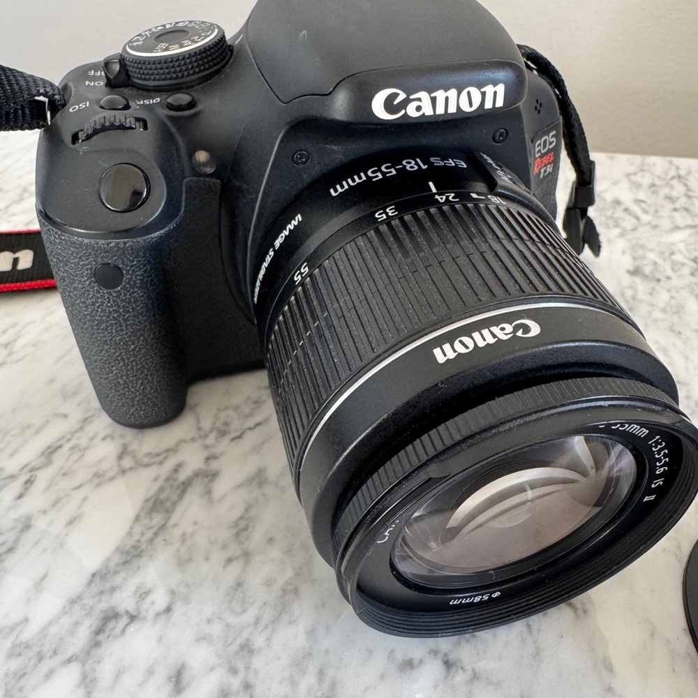 Canon EOS Rebel T3i Black DSLR Camera
